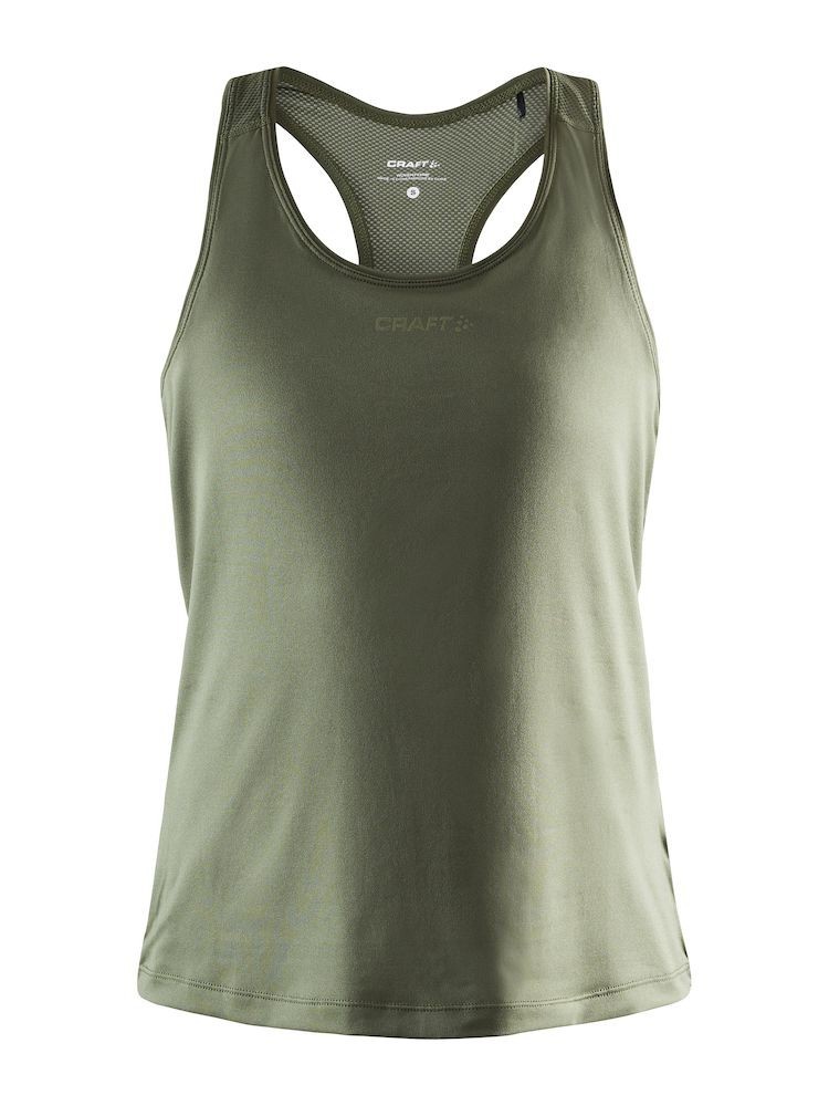 Koszulka na ramiączkach damska Craft ADV Essence Singlet Khaki