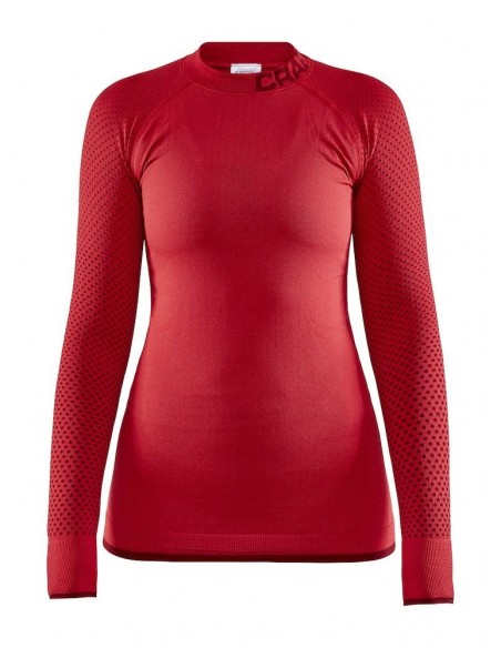 Koszulka termoaktywna damska Craft Warm Intensity CN LS, czerwona