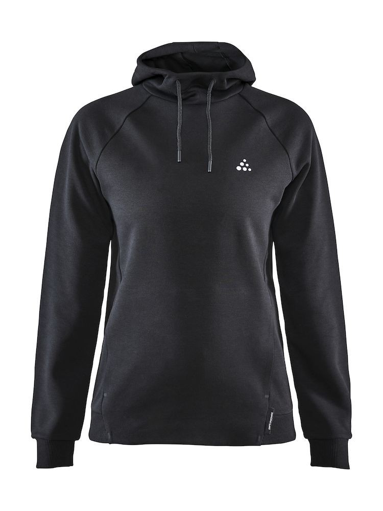 Bluza do biegania damska Craft Icon Hood - Czarna