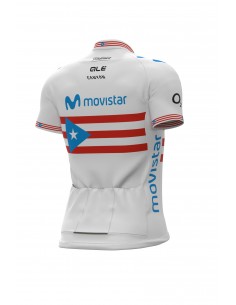 Koszulka rowerowa męska Alé Cycling Pro Team Replica Movistar Puerto Rican Champion 2