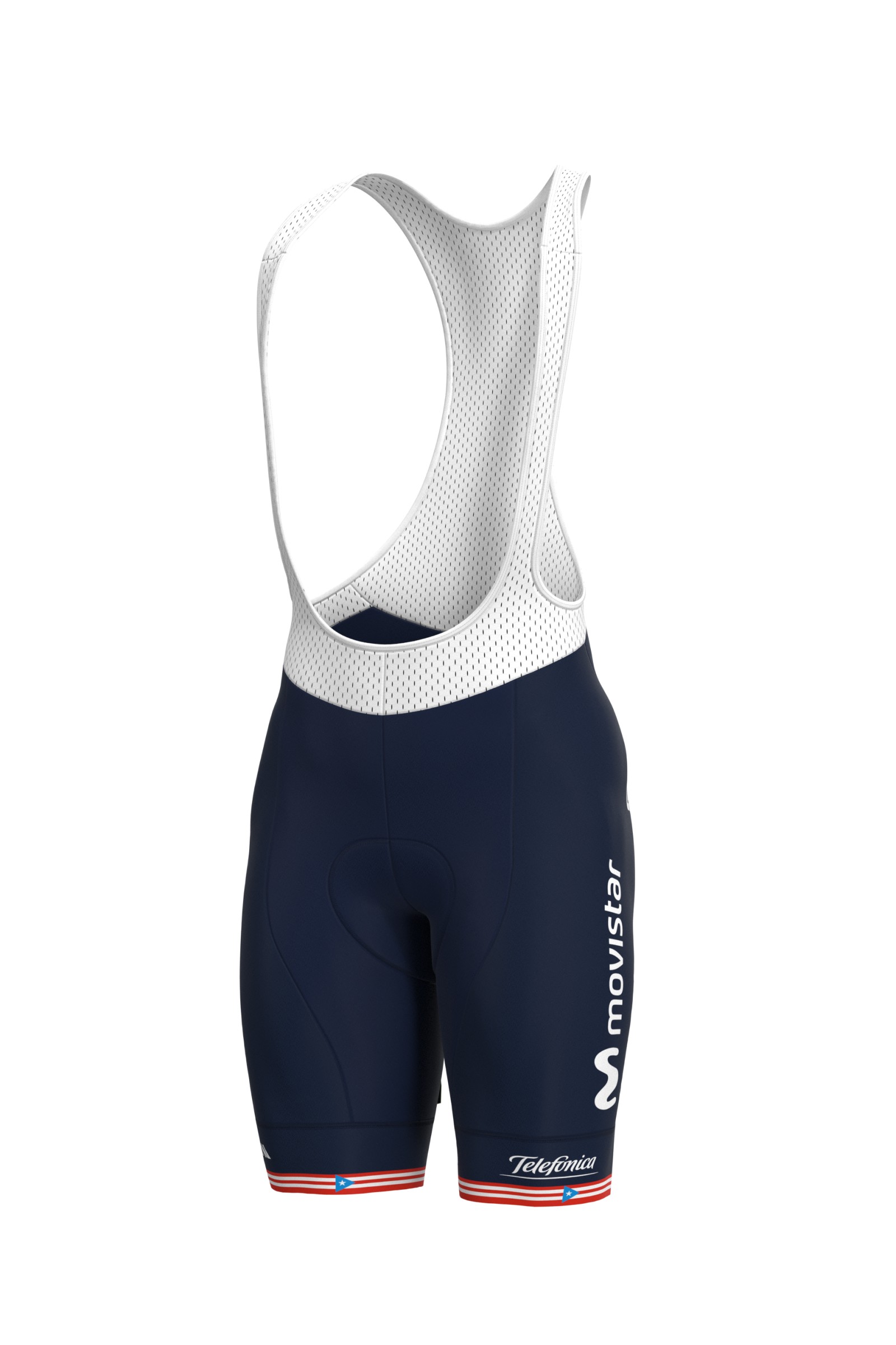 Spodenki rowerowe męskie Alé Cycling Pro Team Replica Movistar Puerto Rican Champion