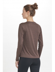 Koszulka do biegania damska Endurance Maje Melange L/S 2