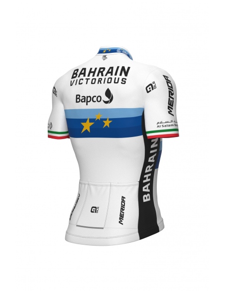 Koszulka rowerowa męska Alé Cycling Prime Bahrain Victorious Campione Europeo