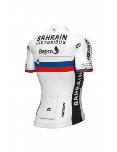 Koszulka rowerowa męska Alé Cycling Prime Bahrain Victorious Campione Slovenia 2