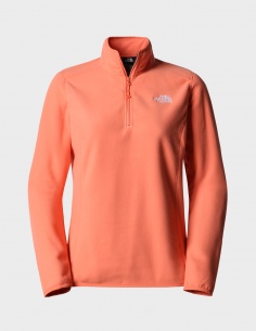 Polar damski The North Face Glacier 100 1/4 Zip