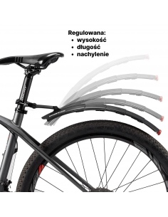 Błotniki rowerowe Rockbros DNB-1001BK 2