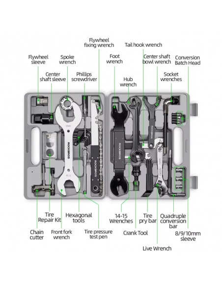 Zestaw narzędzi do naprawy roweru Rockbros 43210810001