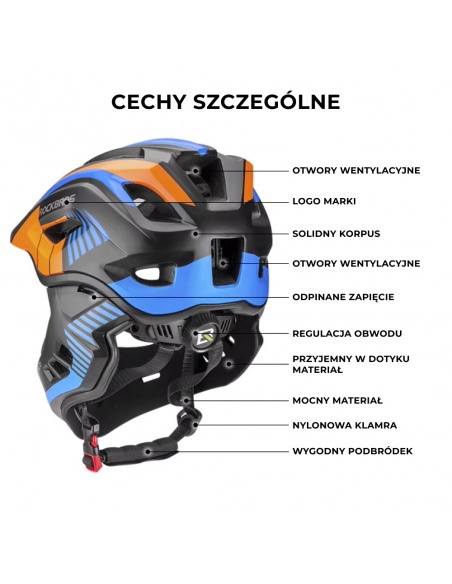 Kask rowerowy dziecięcy Rockbros TT-32