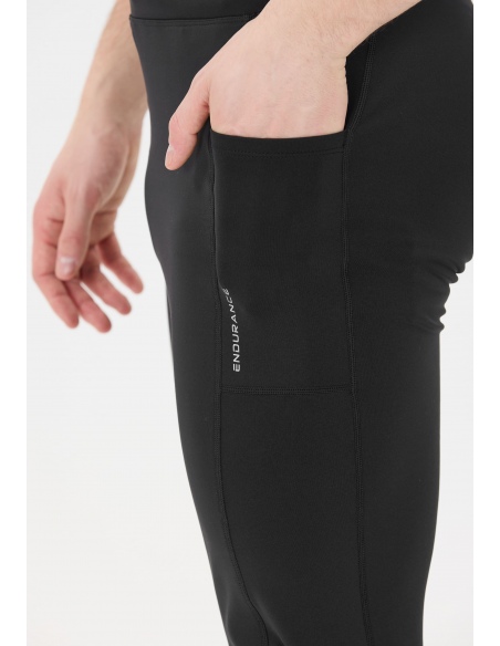 Legginsy do biegania męskie Endurance Strong Windblock