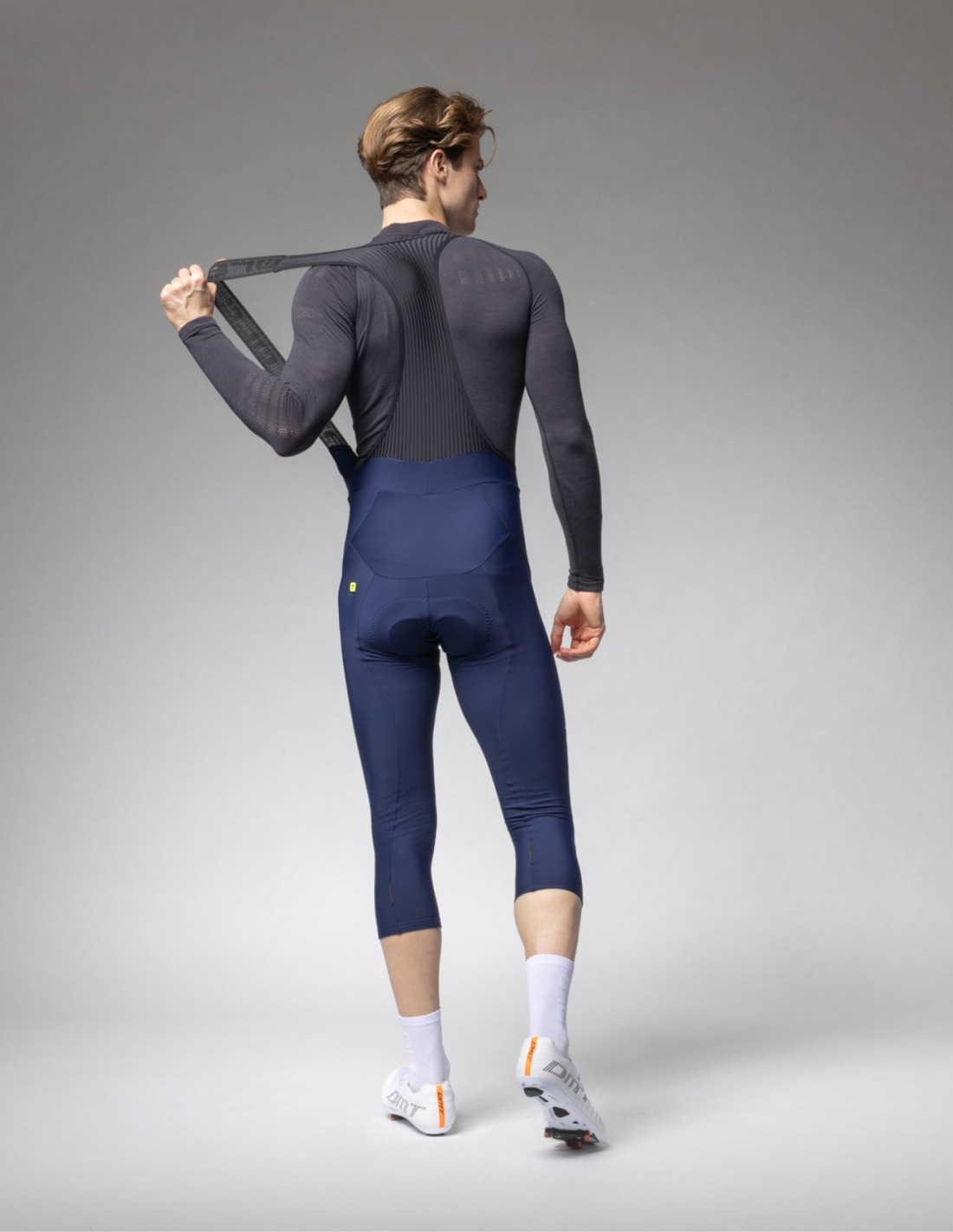 Spodnie rowerowe męskie 3/4 Alé Cycling Solid Winter 2.0 Spodnie rowerowe męskie 3/4 Alé Cycling Solid Winter 2.0