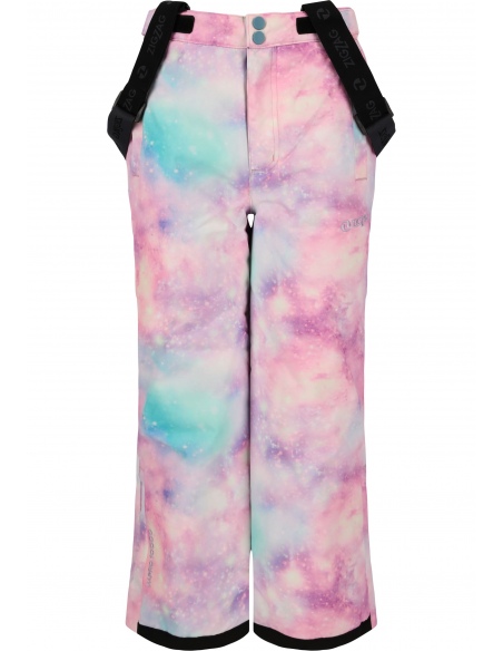 Spodnie narciarskie dziecięce ZigZag Soho Printed W-PRO 10000