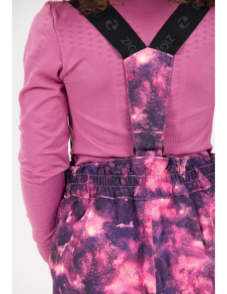 Spodnie narciarskie dziecięce ZigZag Soho Printed W-PRO 10000