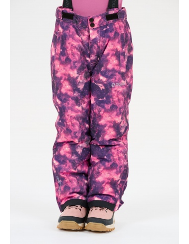 Spodnie narciarskie dziecięce ZigZag Soho Printed W-PRO 10000