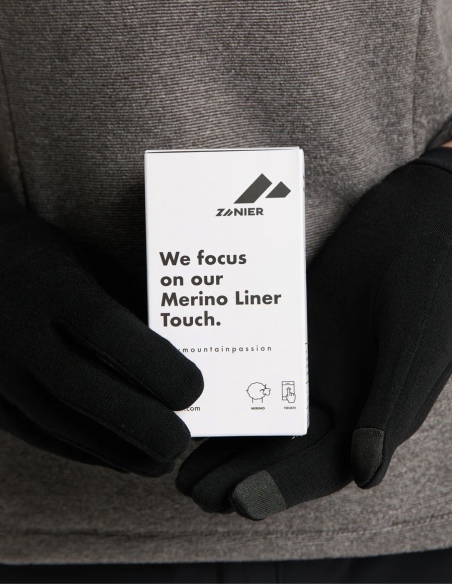 Rękawiczki pięciopalczaste Zanier Merino Liner Touch