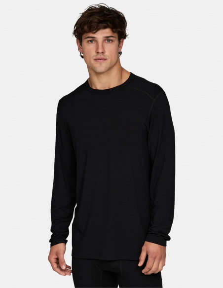 Koszulka termoaktywna męska Lé Bent Midweight Crew Merino