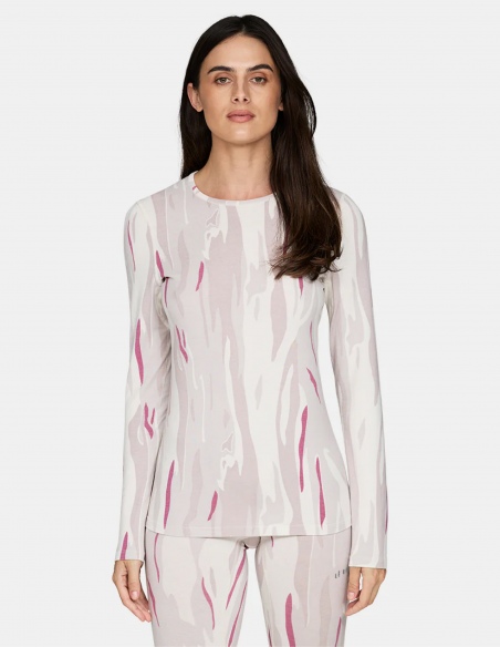 Koszulka termoaktywna damska Lé Bent Midweight Crew Merino