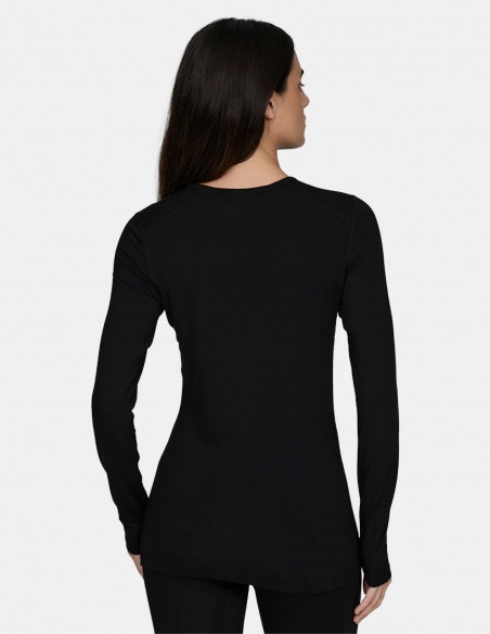 Koszulka termoaktywna damska Lé Bent Midweight Crew Merino