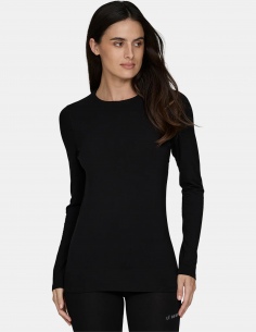 Koszulka termoaktywna damska Lé Bent Midweight Crew Merino 2