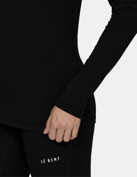 Koszulka termoaktywna damska Lé Bent Midweight Crew Merino