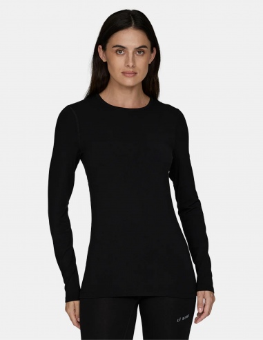 Koszulka termoaktywna damska Lé Bent Midweight Crew Merino