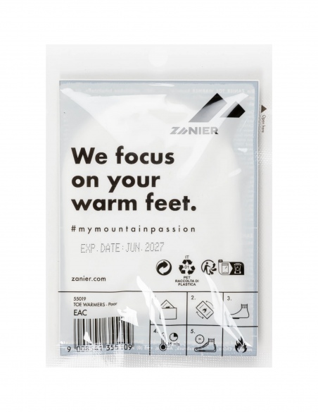 Pakiet ogrzewaczy do stóp Zanier Heat Pads 8h - 10 sztuk