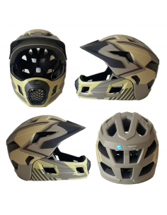 Kask Rowerowy Crazy Safety Fullface 2w1 MTB/BMX 2