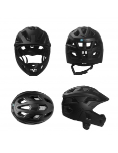 Kask Rowerowy Crazy Safety Fullface 2w1 MTB/BMX 2