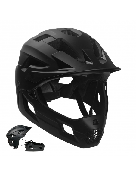 Kask Rowerowy Crazy Safety Fullface 2w1 MTB/BMX