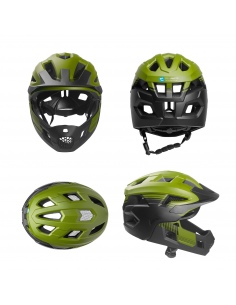 Kask Rowerowy Crazy Safety Fullface 2w1 MTB/BMX 2