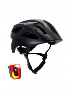 Kask rowerowy Crazy Safety Cool Helmet LED
