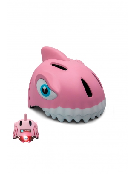Kask rowerowy Crazy Safety 3D Shark LED