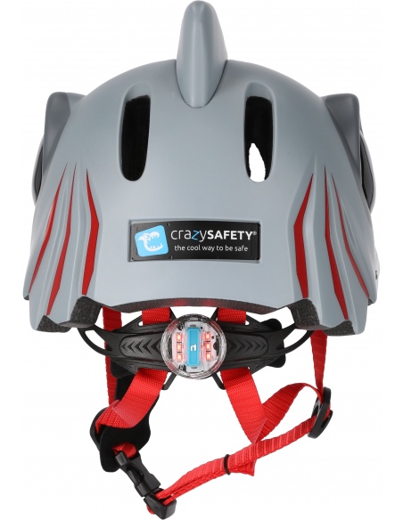Kask rowerowy Crazy Safety 3D Shark LED