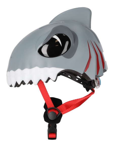 Kask rowerowy Crazy Safety 3D Shark LED