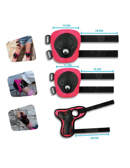 Zestaw ochraniaczy Crazy Safety Rolling Eyes