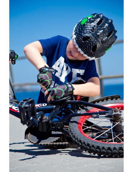 Kask rowerowy Crazy Safety Dragon LED