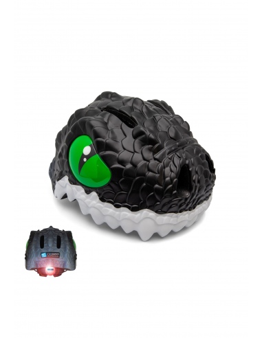 Kask rowerowy Crazy Safety Dragon LED