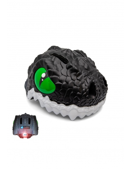 Kask rowerowy Crazy Safety Dragon LED