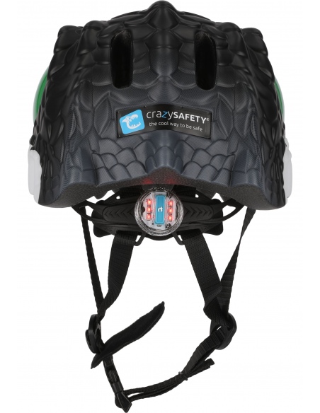 Kask rowerowy Crazy Safety Dragon LED