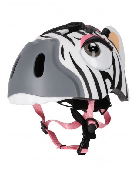 Kask rowerowy Crazy Safety Zebra LED