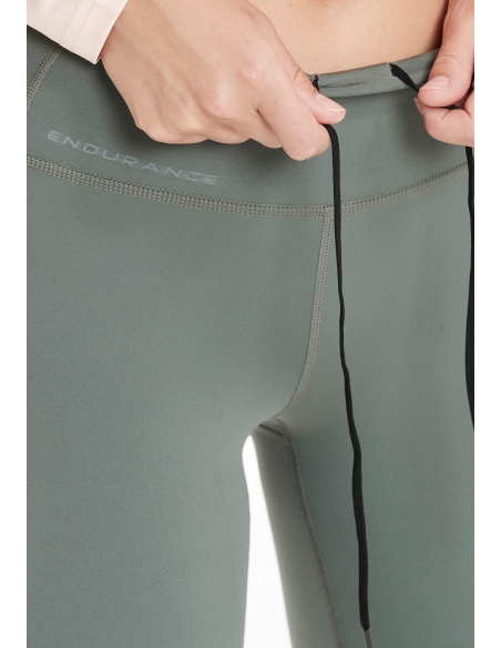 Legginsy do biegania damskie Endurance Thadea Pocket