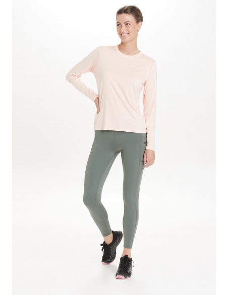 Legginsy do biegania damskie Endurance Thadea Pocket
