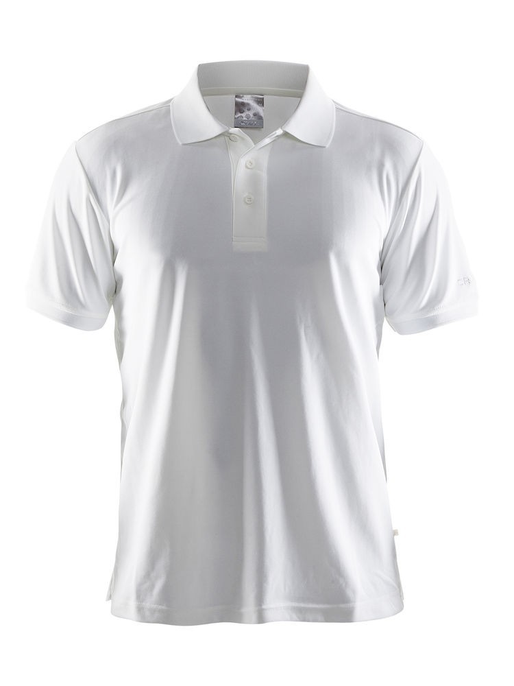 Koszulka mêska Craft Polo Shirt Pique Classic bia³a