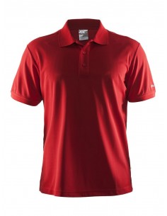 Koszulka męska Craft Polo Shirt Pique Classic czerwona