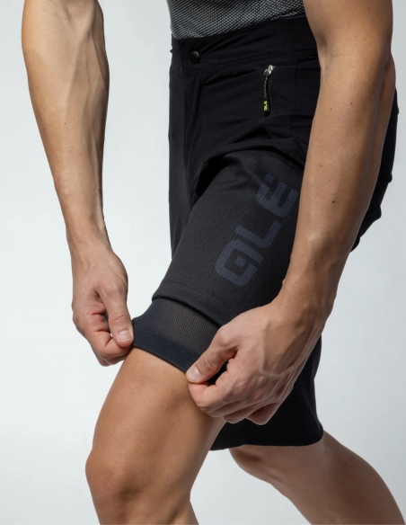 Bokserki rowerowe z wkładką męskie Alé Cycling Off Road Enduro Padded Liner