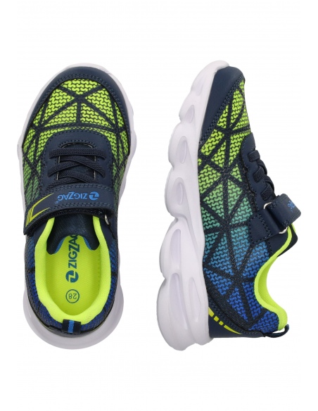 Buty dziecięce sportowe ze światełkami LED ZIGZAG Zetes