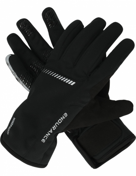 Rękawiczki zimowe Endurance Slaten Thermal z ociepliną PrimaLoft, czarny, tył