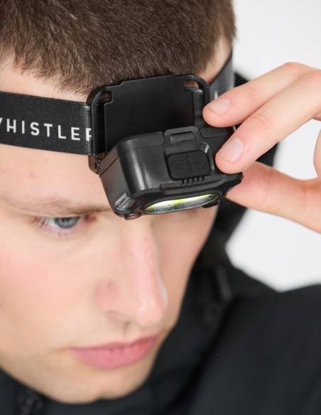 Czołówka akumulatorowa unisex WHISTLER Bullita 500 lm z sensorem i, czarny, detal