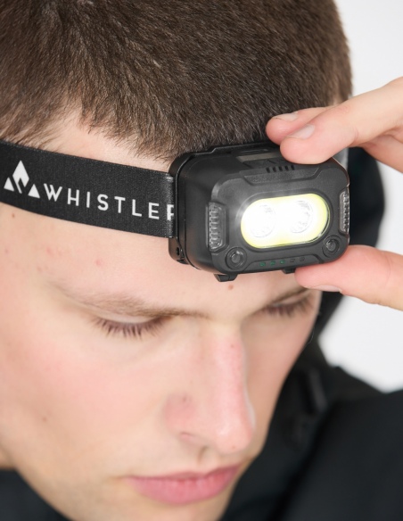 Czołówka akumulatorowa unisex WHISTLER Bullita 500 lm z sensorem i, czarny, detal