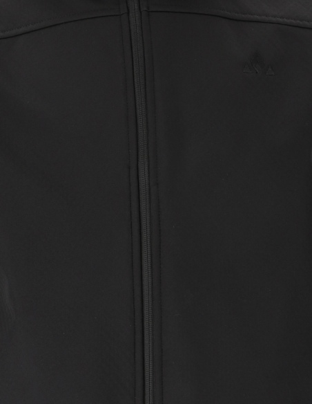Męska kurtka softshell Whistler Frontier z kapturem i membraną, czarny, detal
