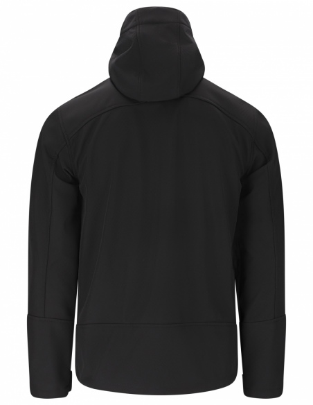 Męska kurtka softshell Whistler Frontier z kapturem i membraną, czarny, tył